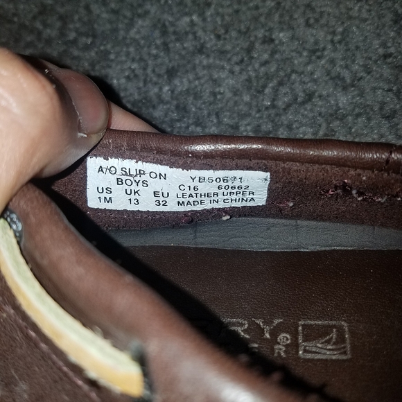 Sperry Boys Top Sider Shoes 1M. - Picture 8 of 8